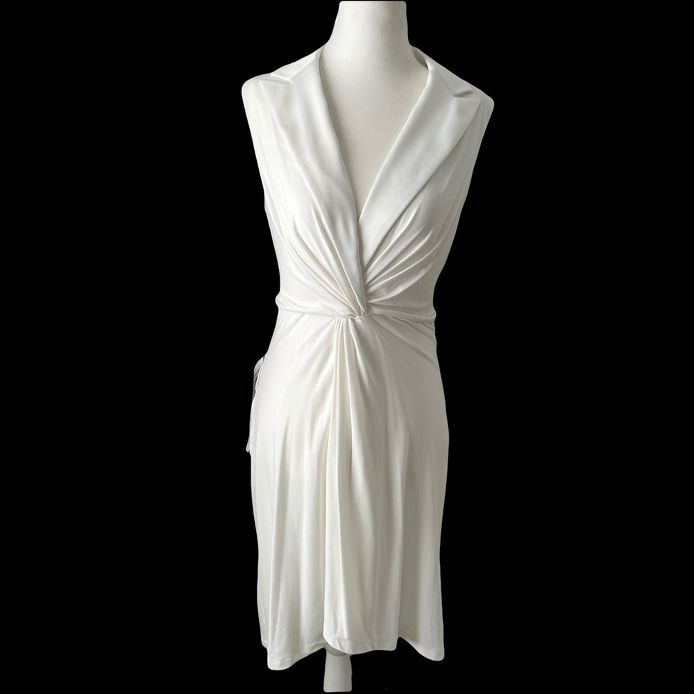 BCBGMAXAZRIA Twist Front Dress - Picture 7 of 8